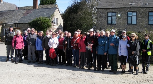 We set off from Hunter's Hall